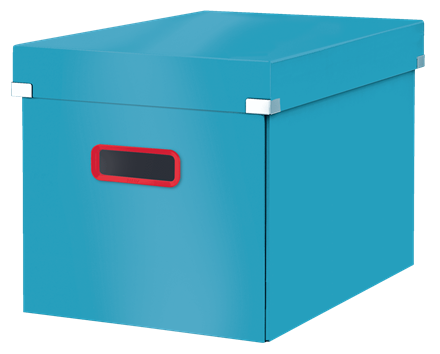 LEITZ Click & Store Cosy Aufbewahrungsbox 32,5 l blau 32,0 x 36,0 x 31,0 cm, 1 St.