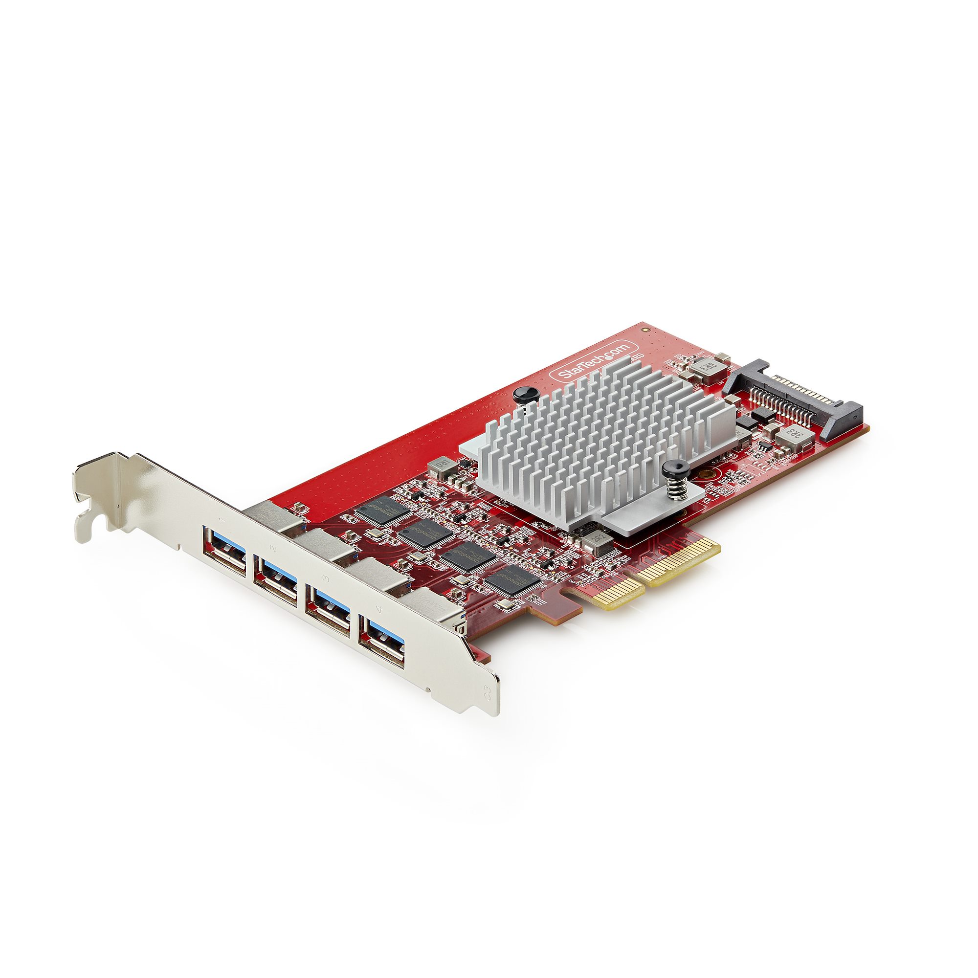 4-PORT USB-A 10GBPS PCIE CARD .