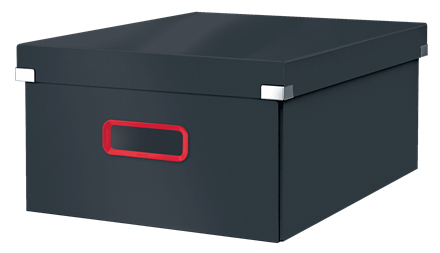 LEITZ Click & Store Cosy Aufbewahrungsbox 32,0 l grau 36,9 x 48,2 x 20,0 cm, 1 St.