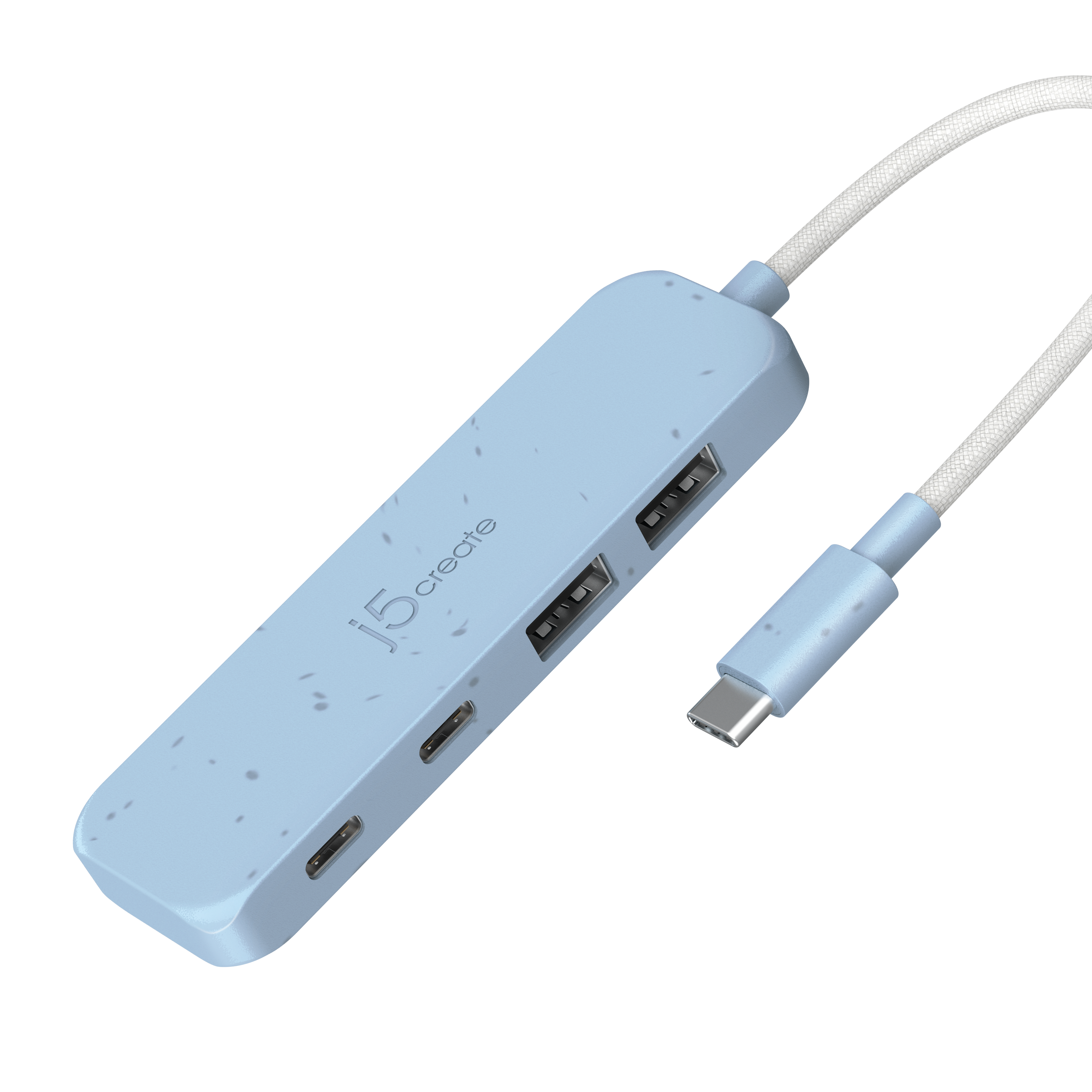 ECO-FRIENDLY USB-C TO 4-PORT TYPE-C TYPE-A GEN 2 HUB
