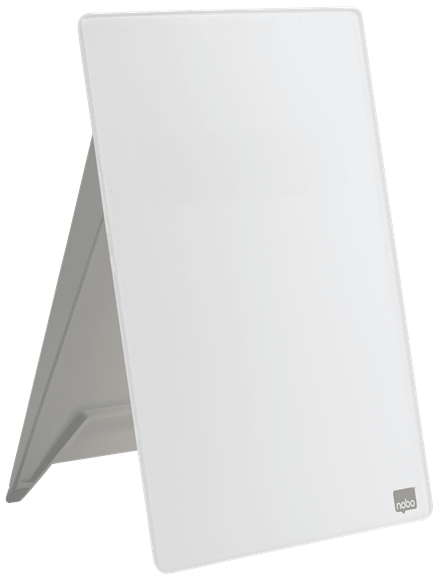 nobo Schreibtisch-Whiteboard Notiz 21,6 x 29,7 cm brillant weiß Glas