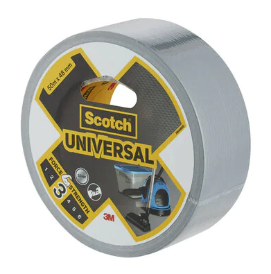 Scotch Universal Gewebeband silber 48,0 mm x 50,0 m 1 Rolle