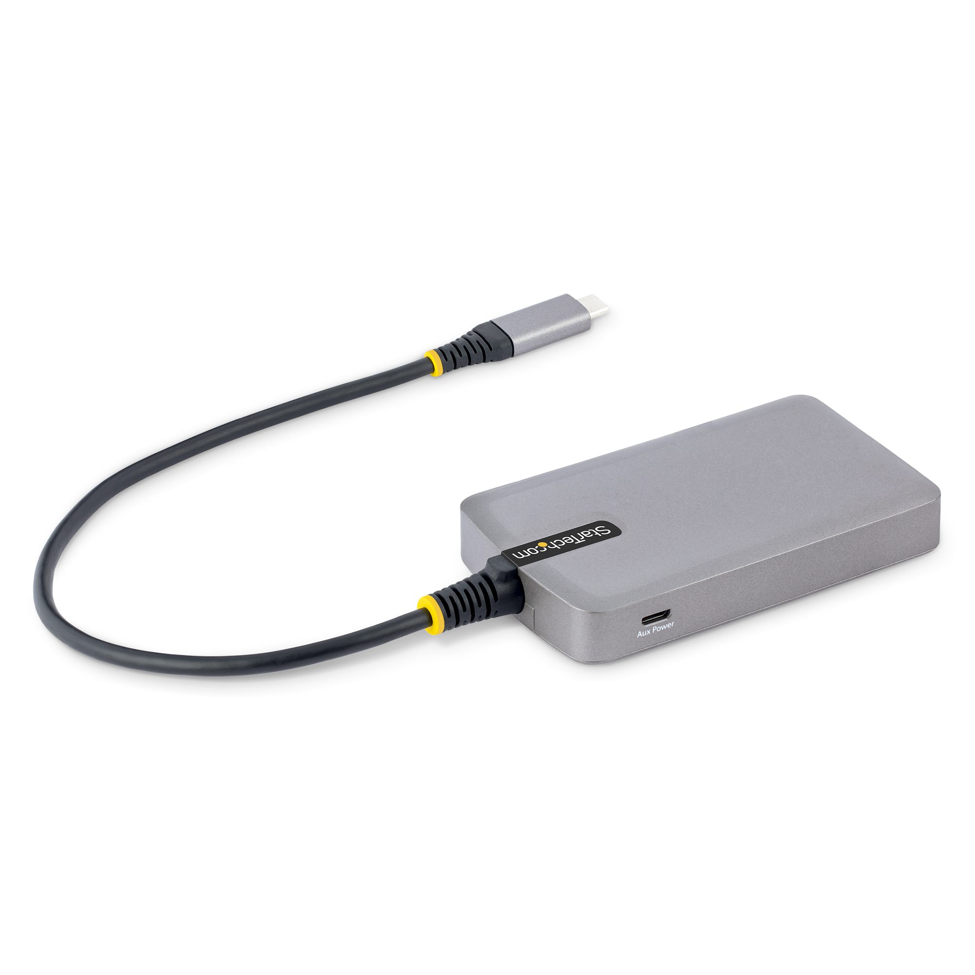 STARTECH.COM 4 Port USB C Hub - USB C auf 4x USB-A 5Gbit/s Hub mit Zusatzstromanschluss - USB C auf USB3.0 Verteiler - Mini USB C