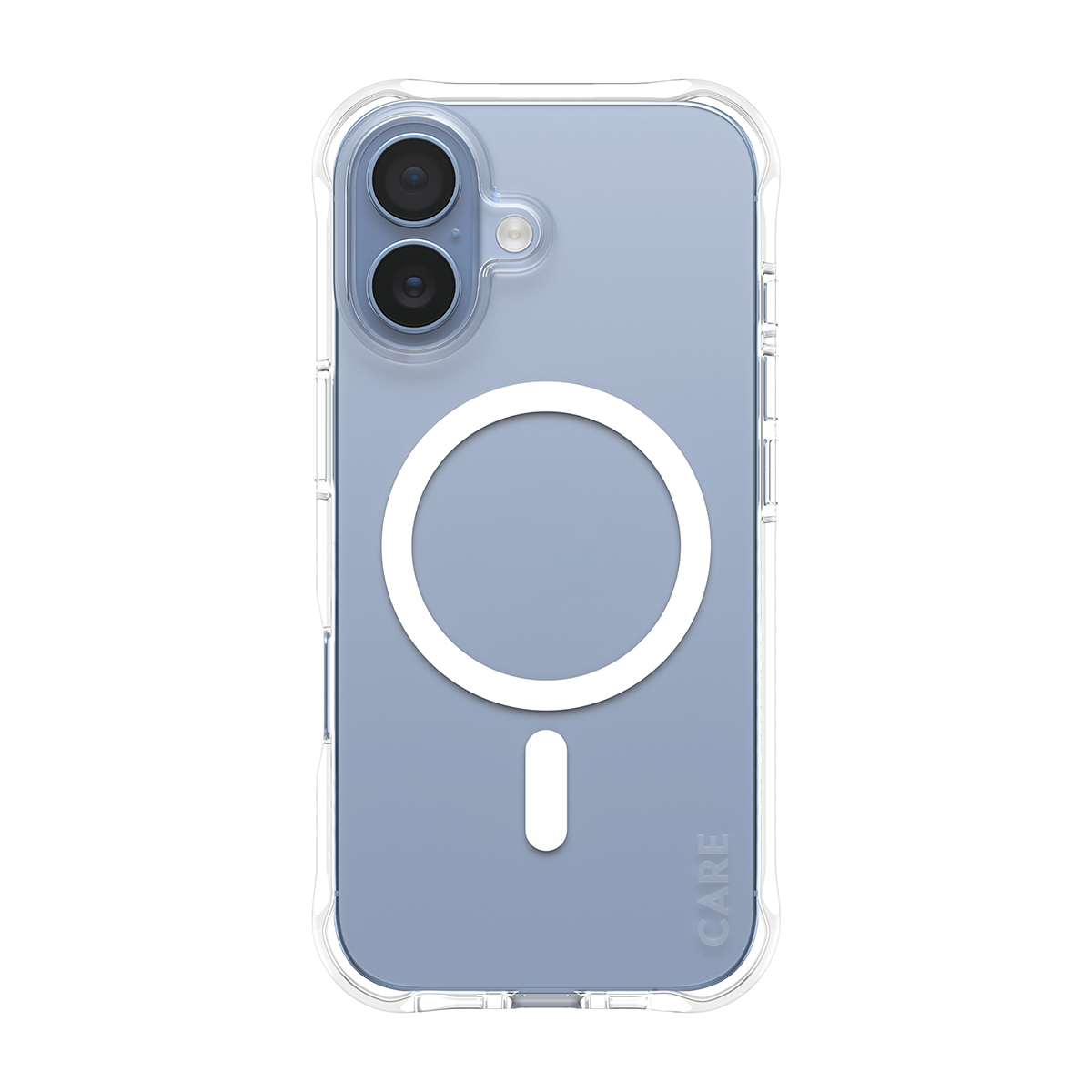 CARE BY FASHIONABLE CASE SAMBA TRANSPARENT W. WHITE MAGSAFE IPH