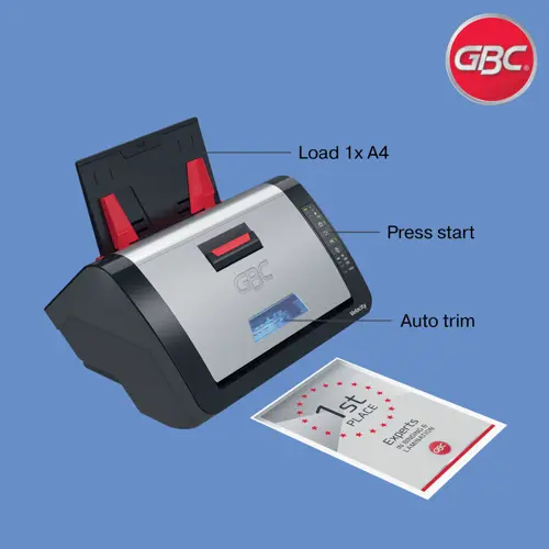 GBC Velocity automatisches Laminiergerät bis DIN A4 + längere Banner