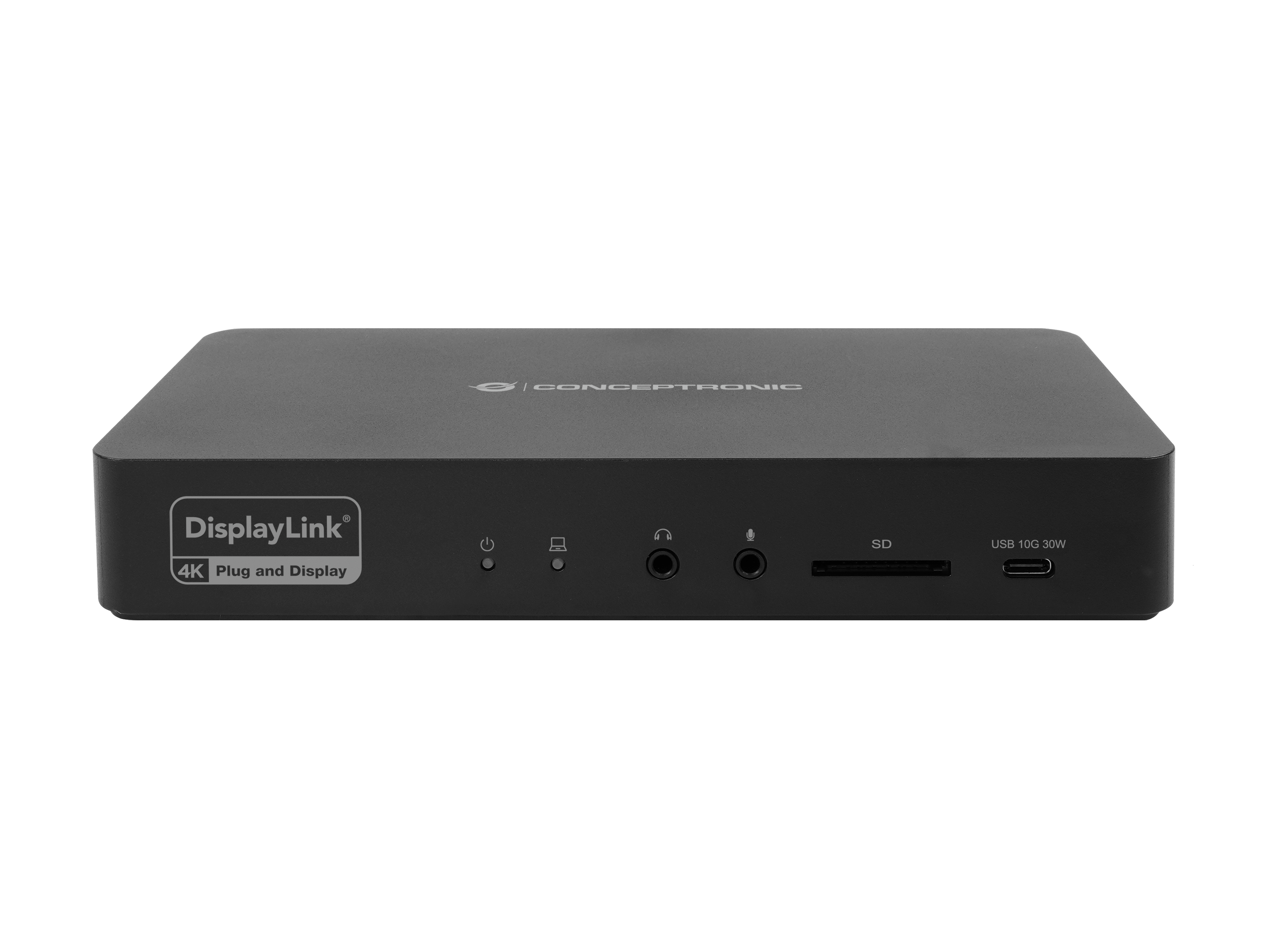 CONCEPTRONIC 17-1 Dock USB-C->HDMI/DP/GbE/3xUSB-C/+ 135W sw