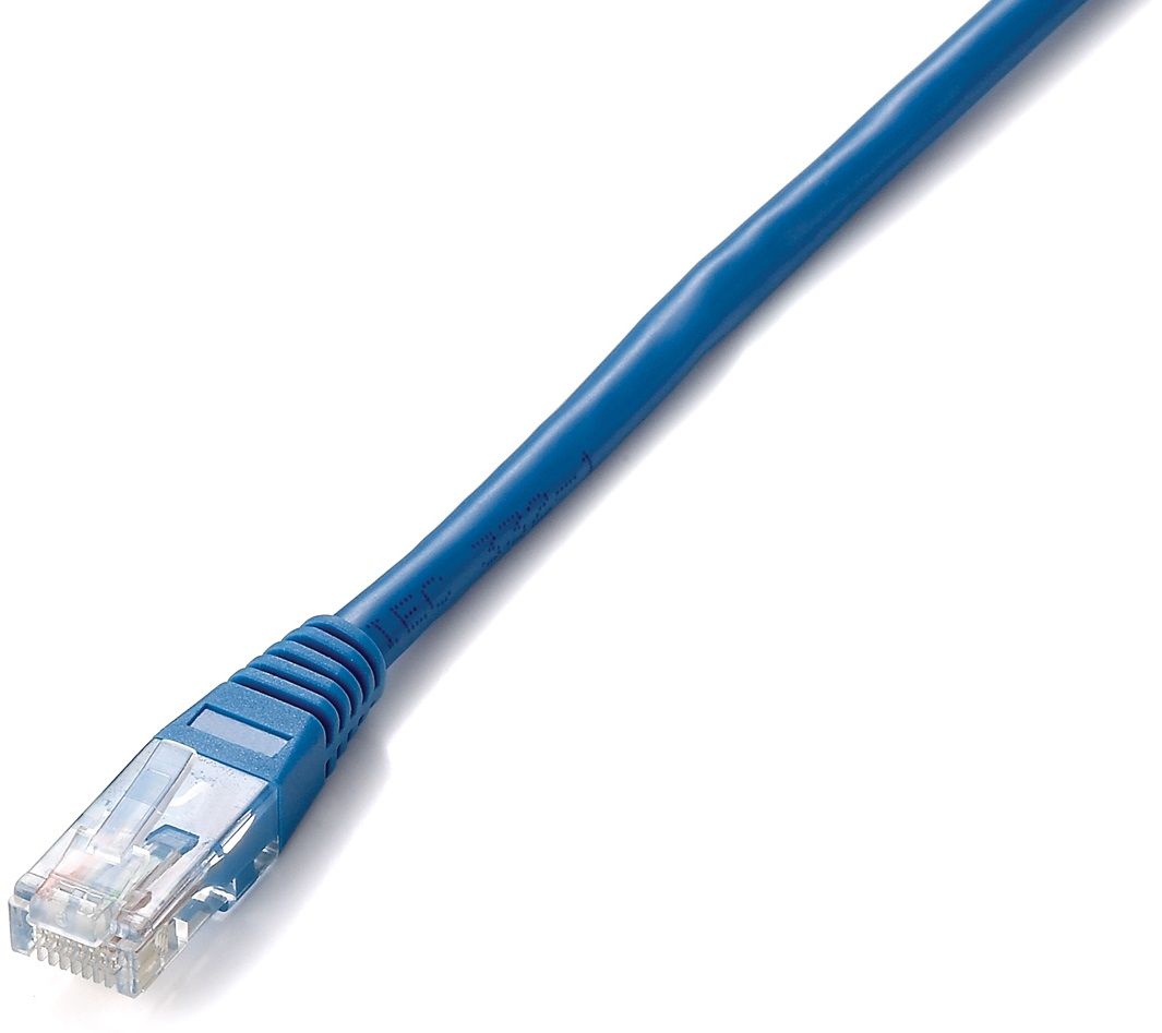Equip Patchkabel Cat5e U/UTP 2xRJ45 15.00m blau PVC Polybeutel