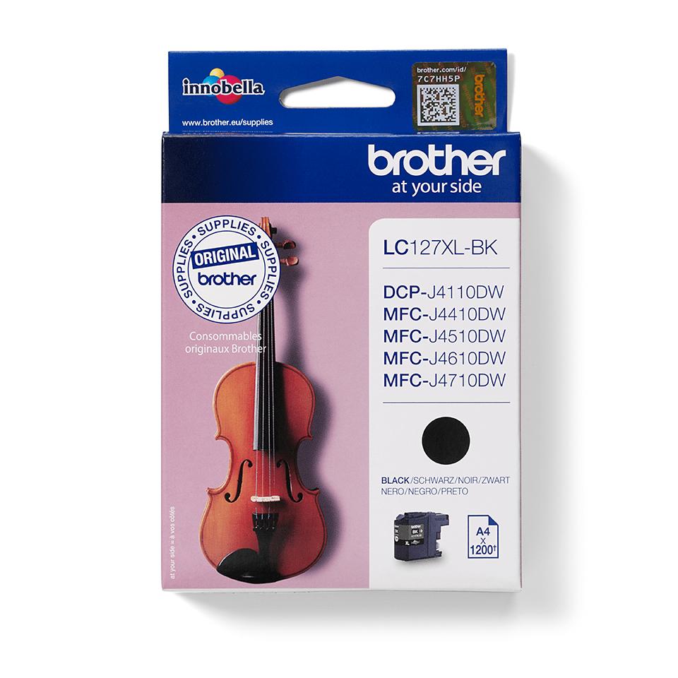 brother LC-127XLBK schwarz Druckerpatrone