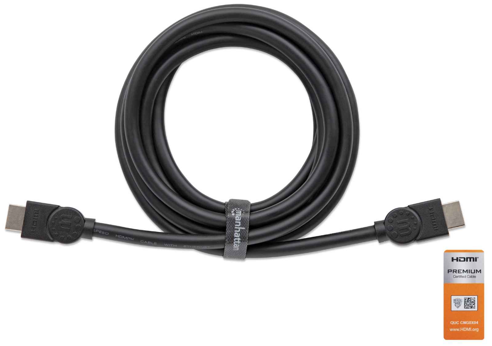 MANHATTAN Premium HDMI-Kabel Ethernet-Kanal 4K@60HZ 3m