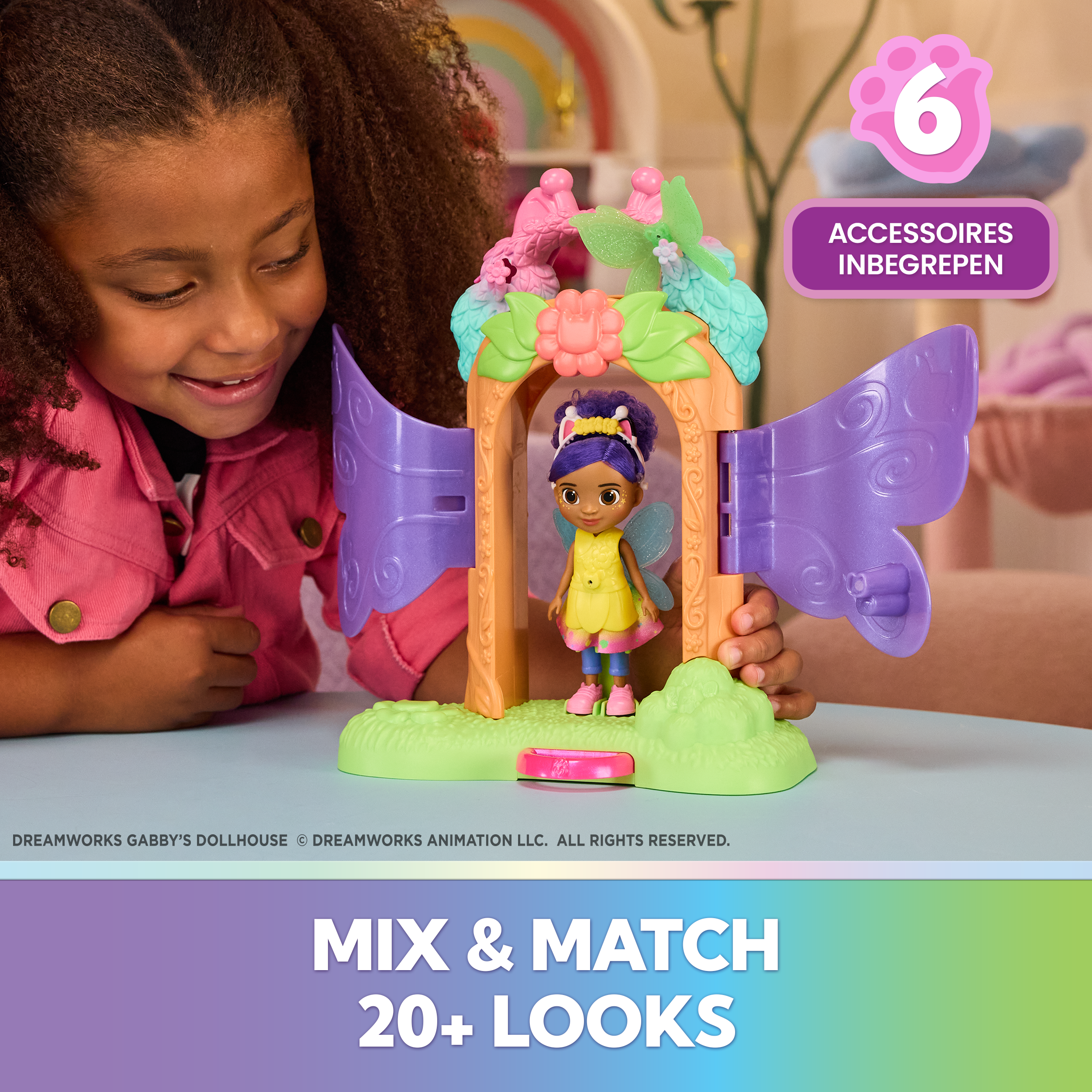 Gabby''s Dollhouse Fairylandia - Fairy Magic Reveal Spielset, Spielgebäude