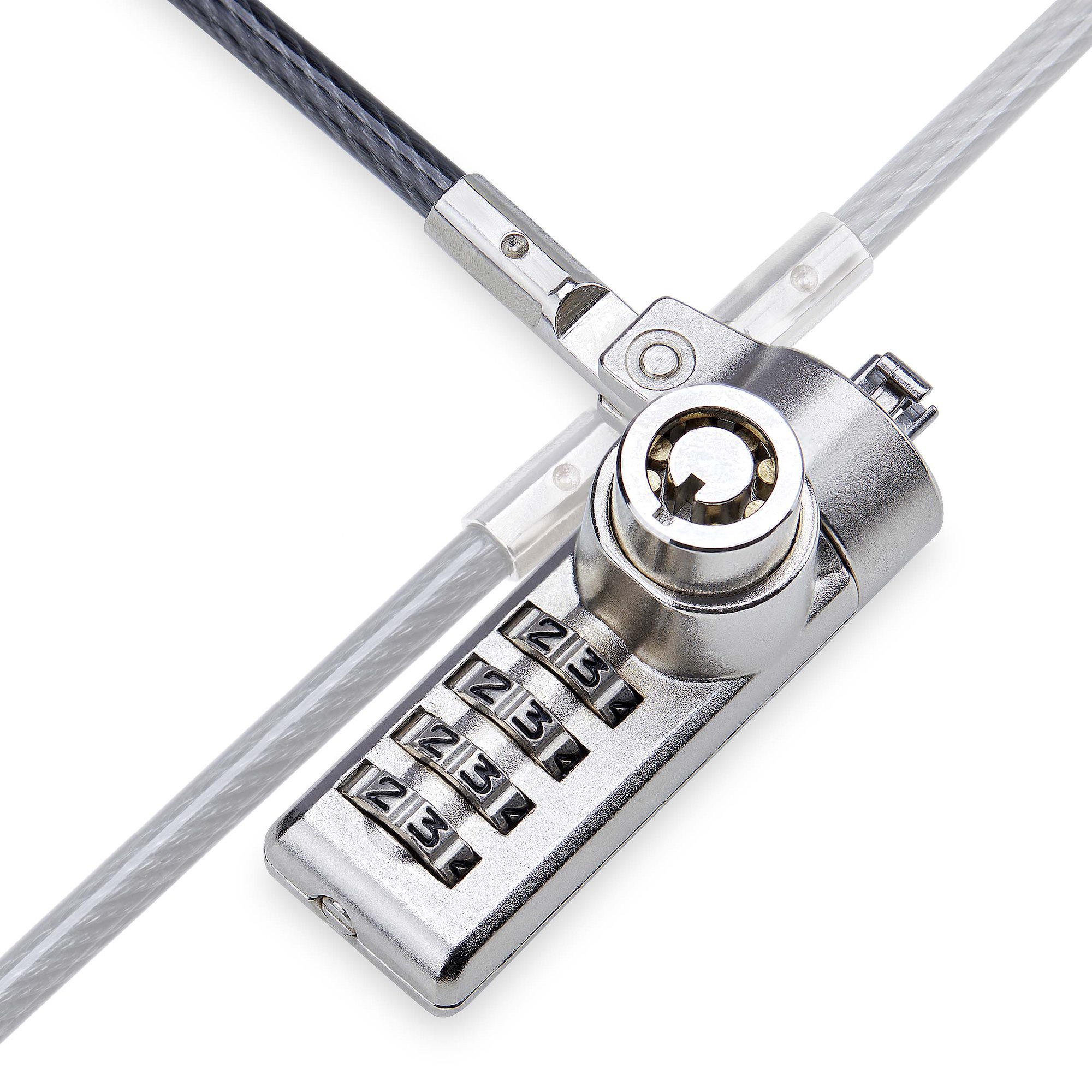10PK KSLOT LAPTOP LOCK 6.5FT COMPUTER CABLE LOCK
