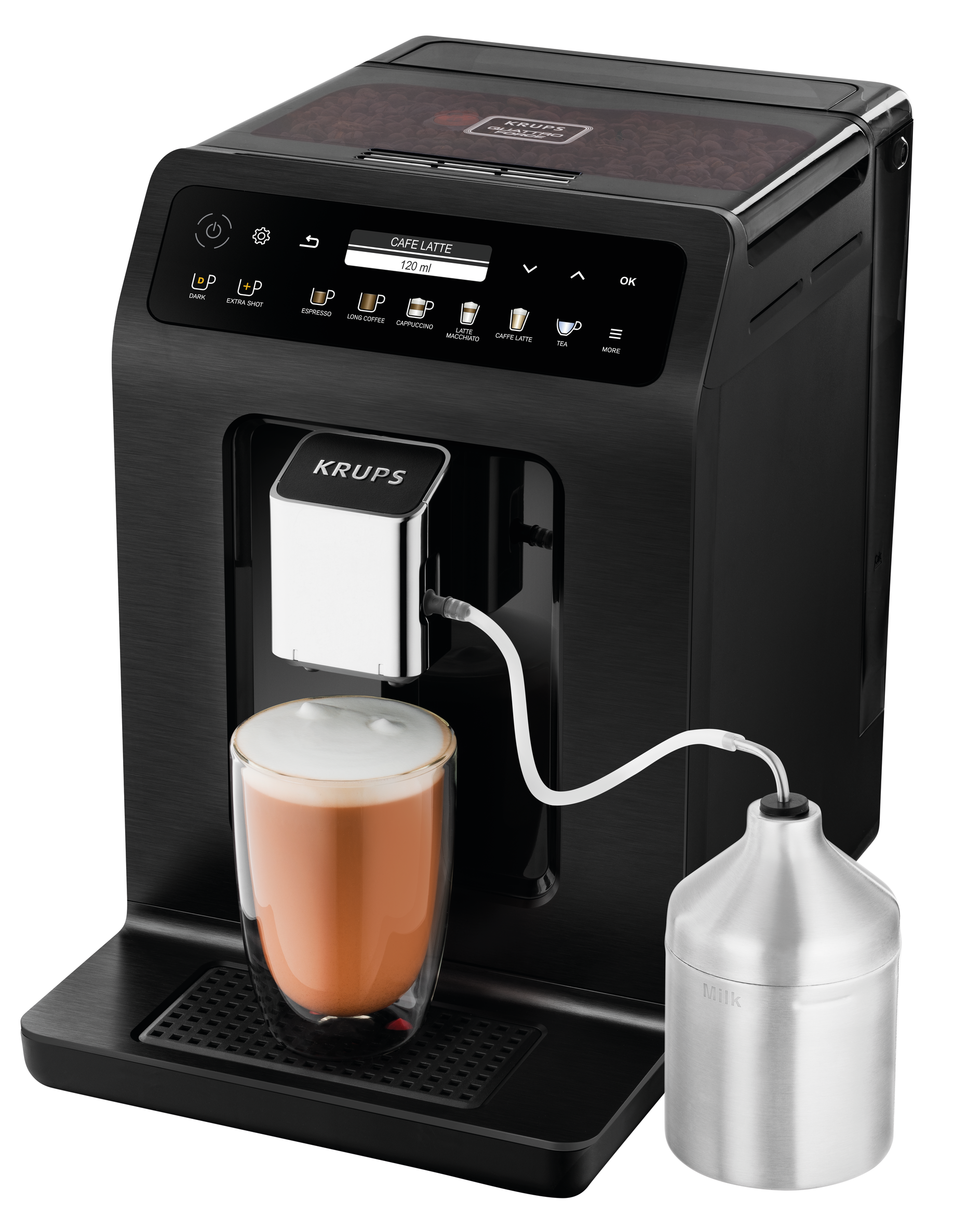 KRUPS EA8948 EVIDENCE PLUS Kaffeevollautomat schwarz