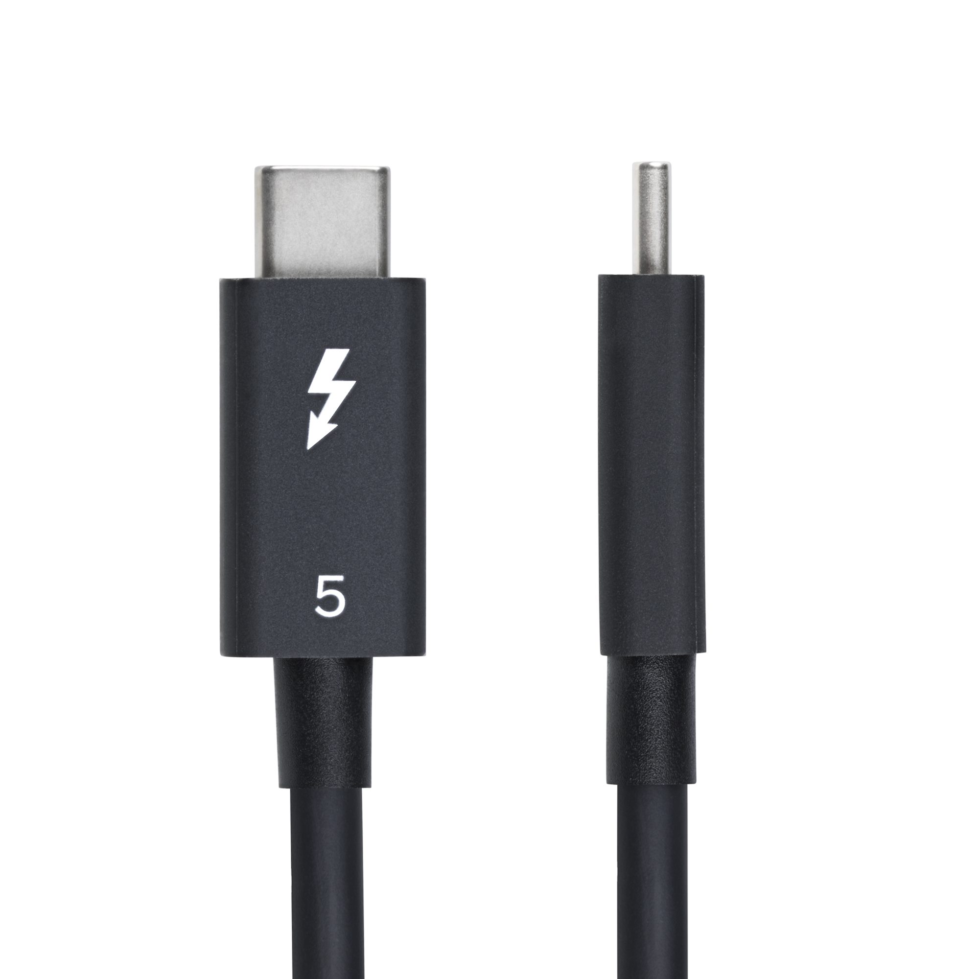STARTECH.COM 1m Thunderbolt 5 Kabel 80Gbps 120Gbps 240W PD 8K60Hz Thunderbolt-zertifiziertes Kabel TB4 USB4 USB-C