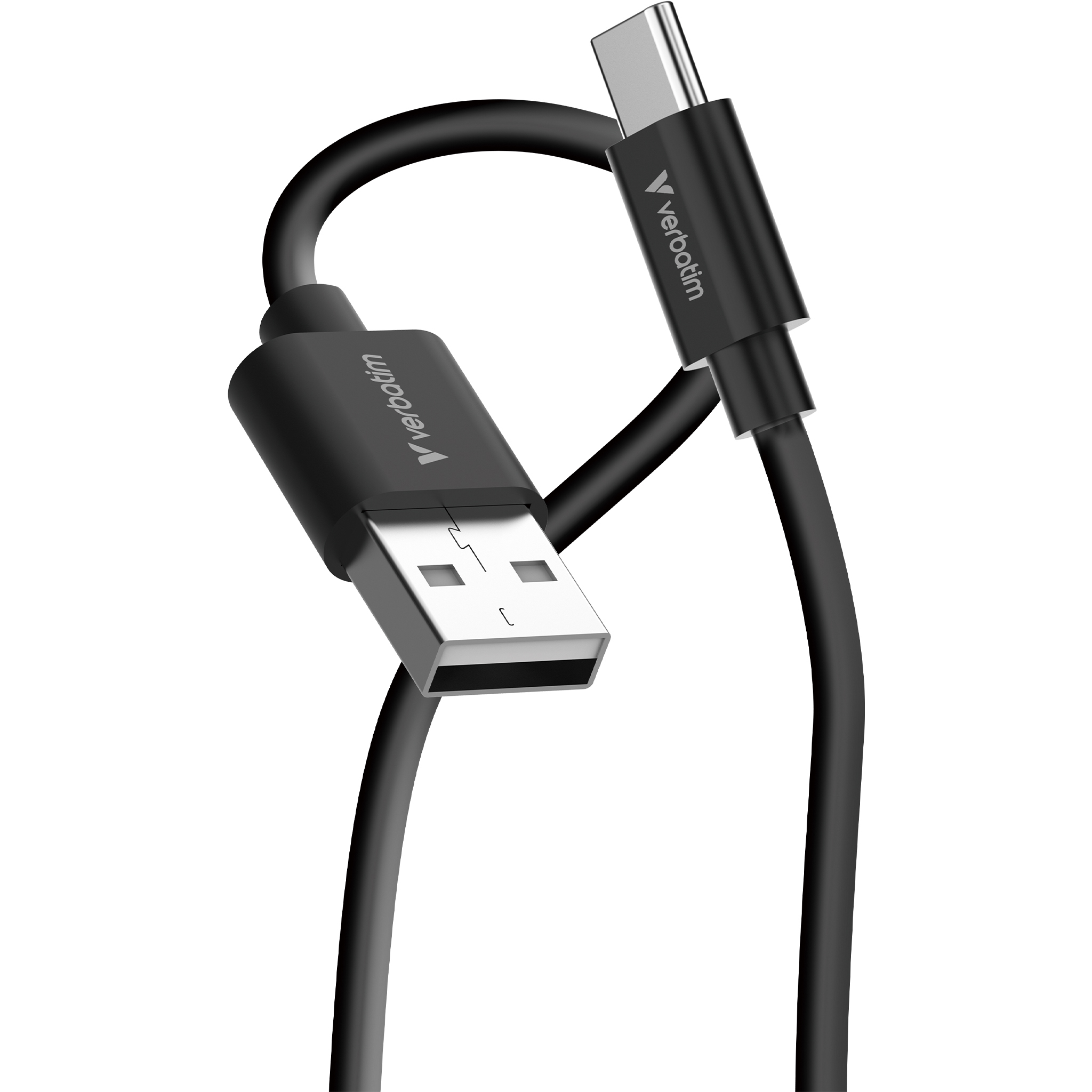 Verbatim Sync & Charge USB-A to USB-C 18W 100cm - 2 Pack