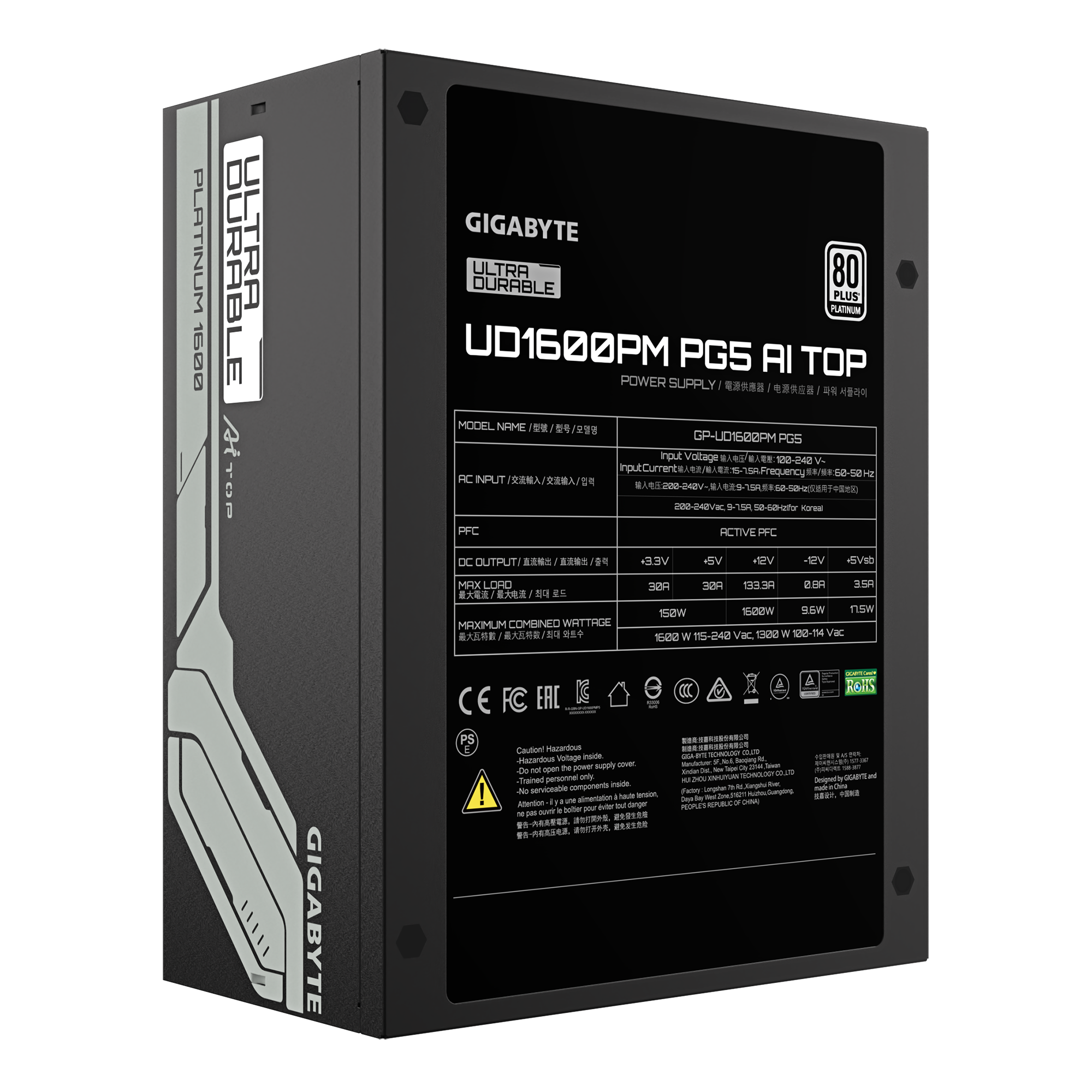 Gigabyte Netzteil UD1600GM PG5 1600Watt