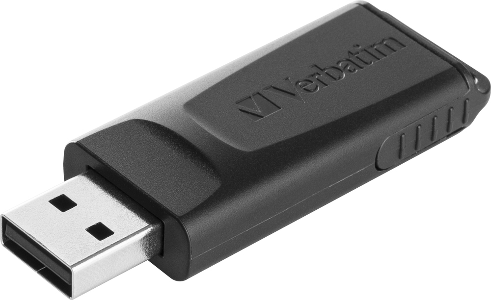Verbatim Slider USB-Stick 128GB Schwarz