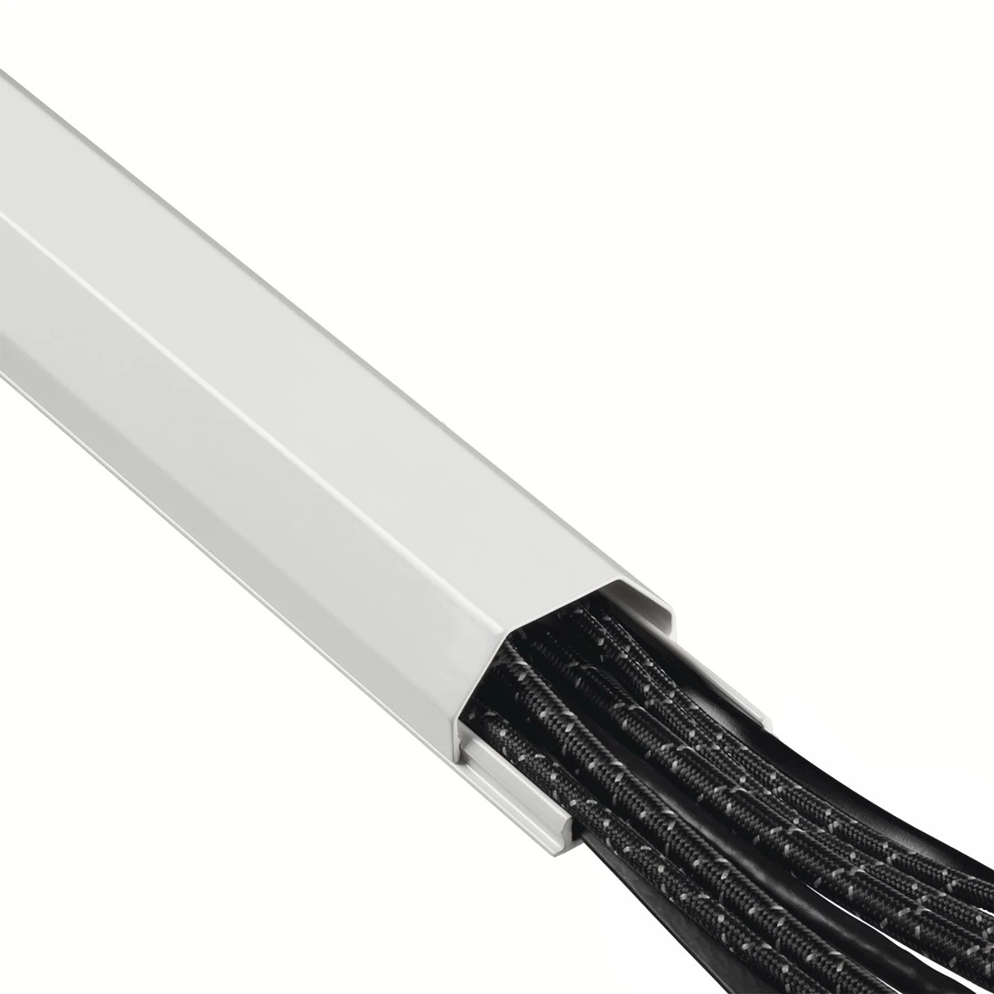 hama eckig Alu Kabelkanal 110,0 cm weiß