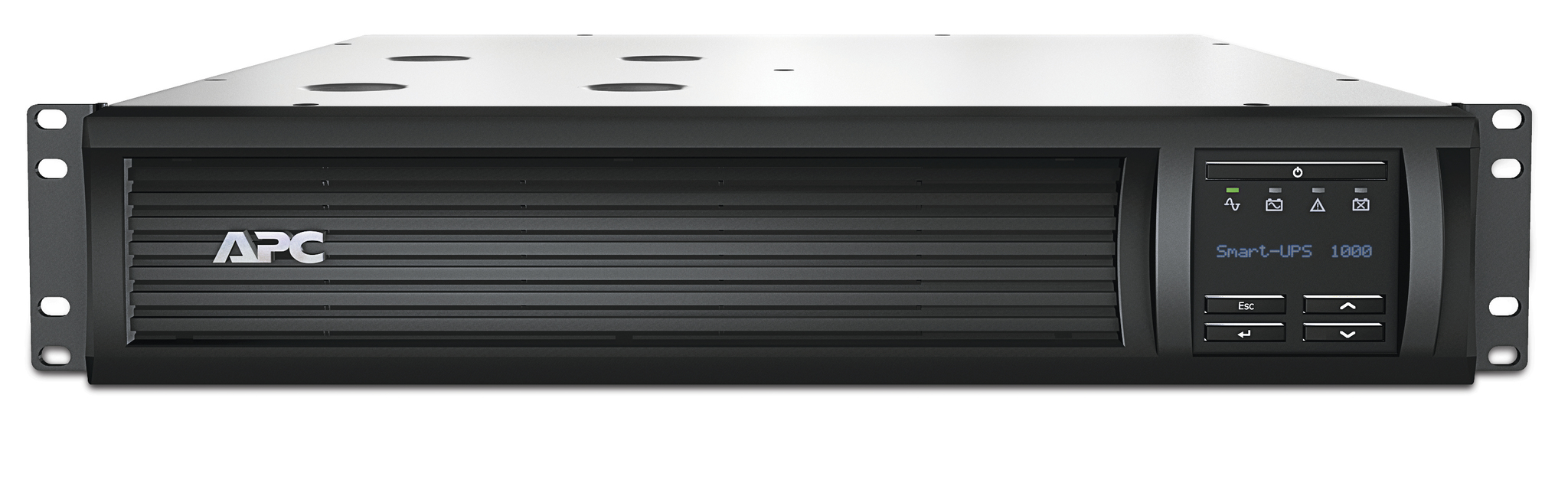 APC SMT1000RMI2UC Smart-USV 1000 VA / 700Watt LCD 2HE, 230 V, mit SmartConnect