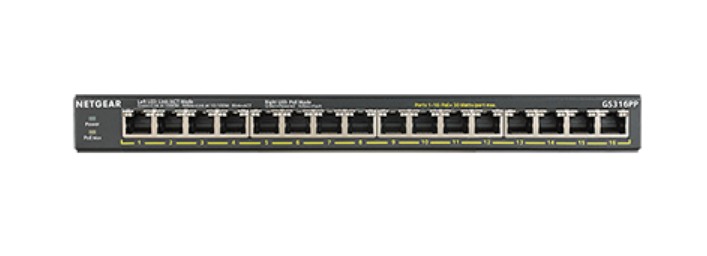 16-P. GB POE+ UNMGD SWITCH 183W FLEXPOE