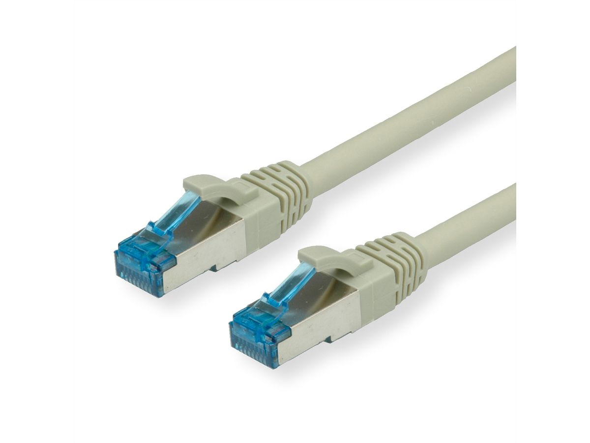 VALUE Patchkabel Kat.6A Class EA S/FTP PiMF LSOH grau 0,15m