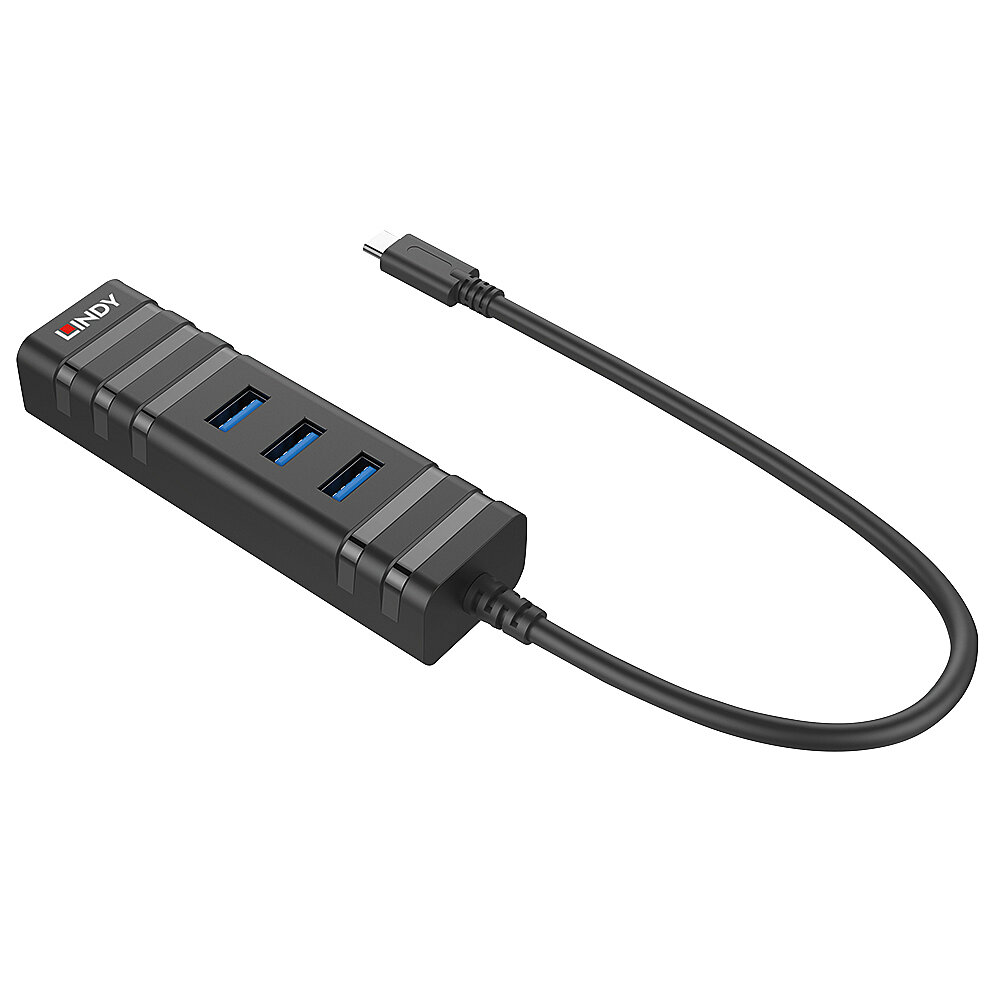 LINDY USB 3.1 Hub und Gigabit Ethernet Adapter USB 3.1 Gen 1 / USB 3.0 USB Typ C