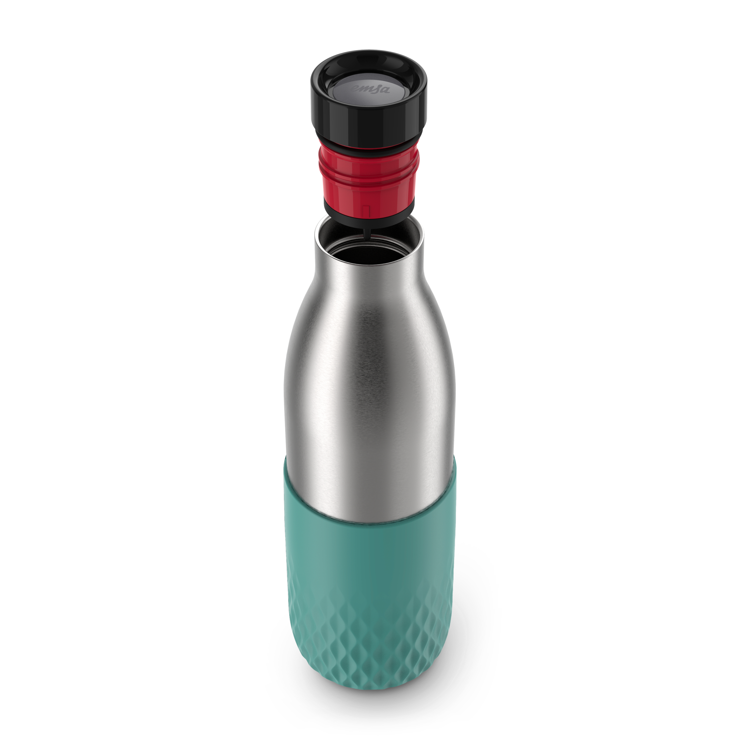 emsa Isolier-Trinkflasche Bludrop Sleeve grün 700,0 ml, 1 St.