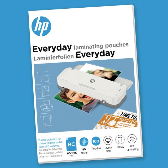 HP Laminierfolien Everyday für Visitenkarten 80 Micron 100x
