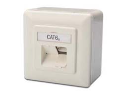 DIGITUS CAT 6A NETWORK OUTLET CLASS EA FINERY VERTIKAL