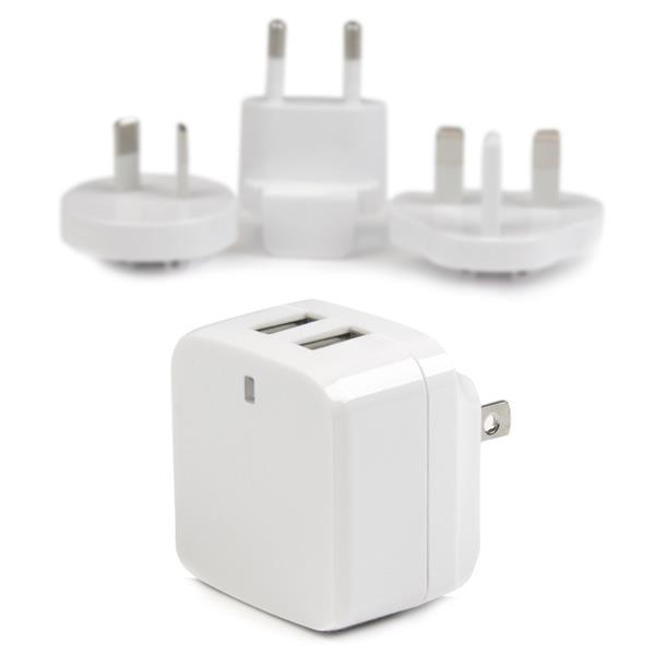 2X USB WALL CHARGER 17W / 3.4A .