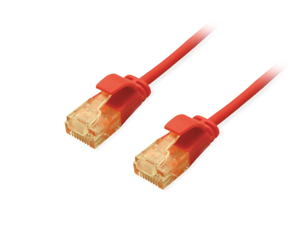 Equip Patchkabel Cat6A SlimFlex U/UTP 1.50m rot LSZH 2xRJ45 Polybeutel