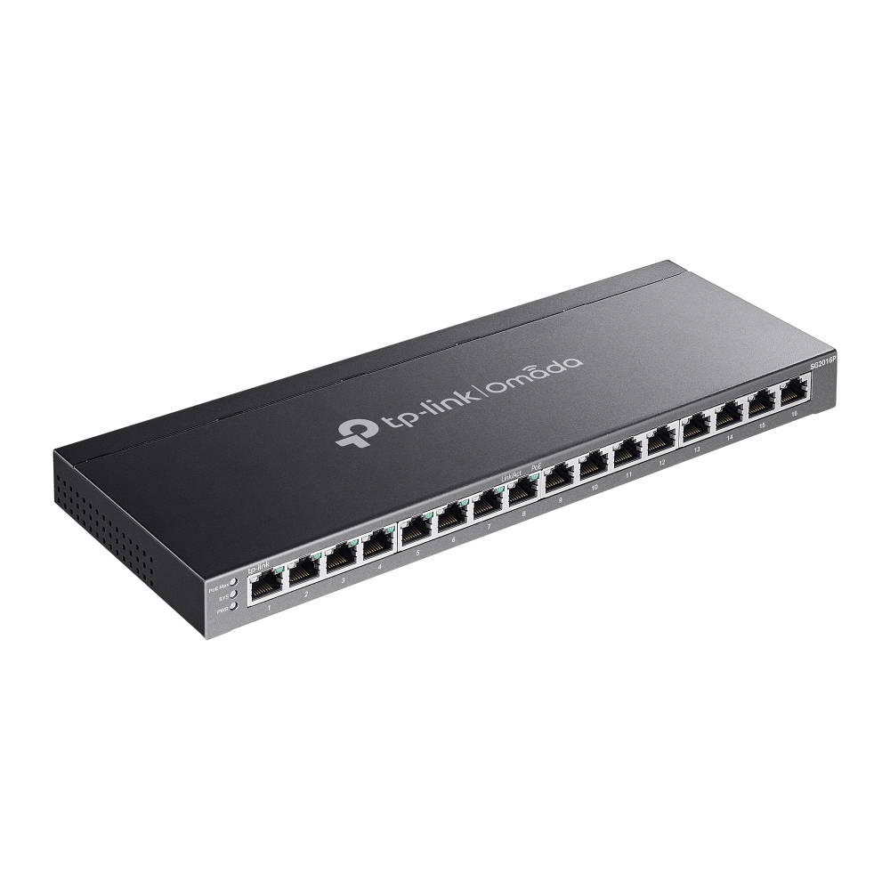 16-PORT GIGABIT SMART SWITCH 8-PORT POE+ 120W POE