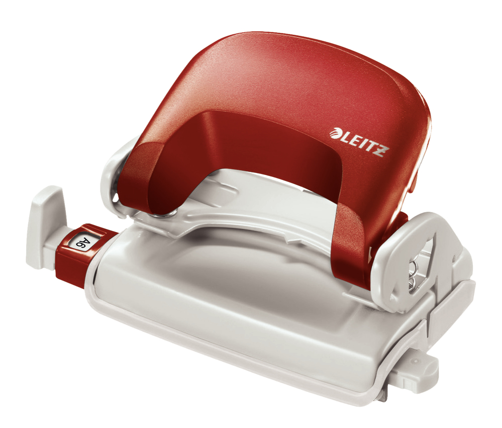 LEITZ Locher NeXXt Mini 5058 rot, 1 St.