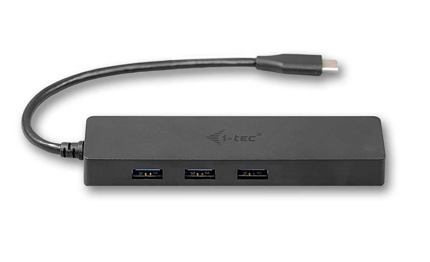 I-TEC USB-C SLIM HUB + GLAN 3X USB 3.0 TB3 COMP.