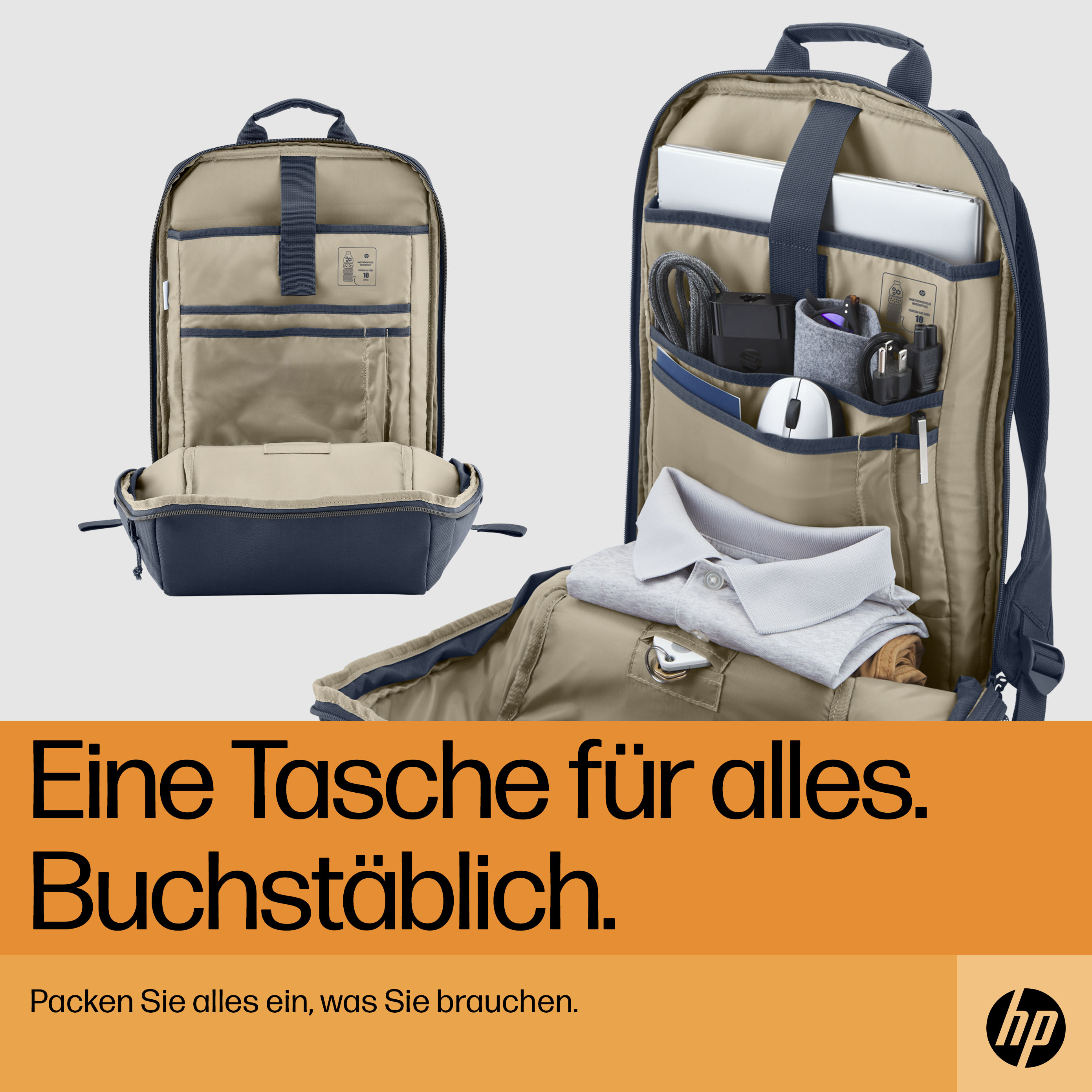 HP Travel 18L 39,62cm 15,6Zoll Laptop Backpack (P)