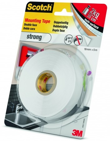 Scotch FIX™ INTERIOR doppelseitiges Klebeband 19,0 mm x 5,0 m, 1 Rolle