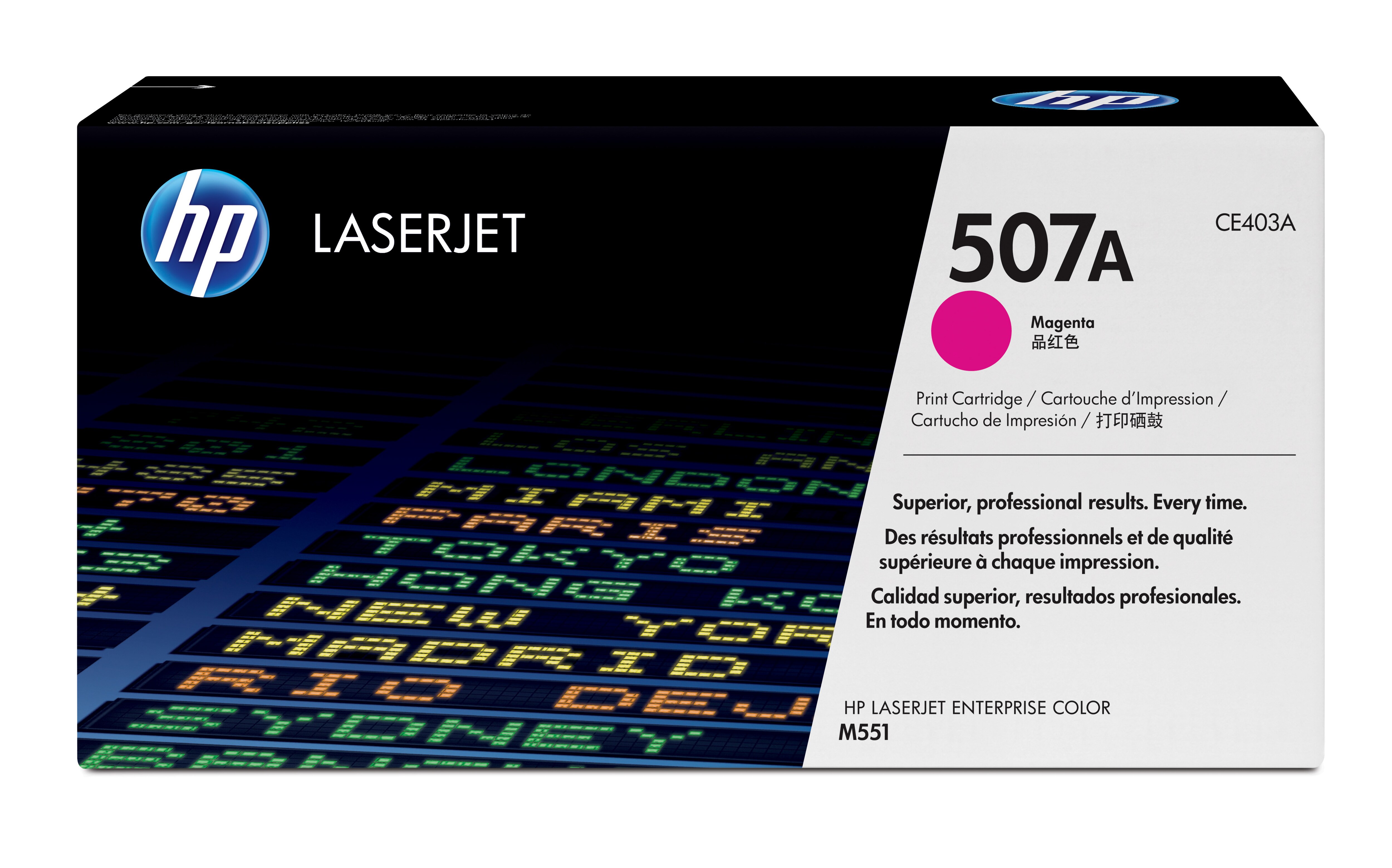 HP 507A Magenta LaserJet Tonerpatrone
