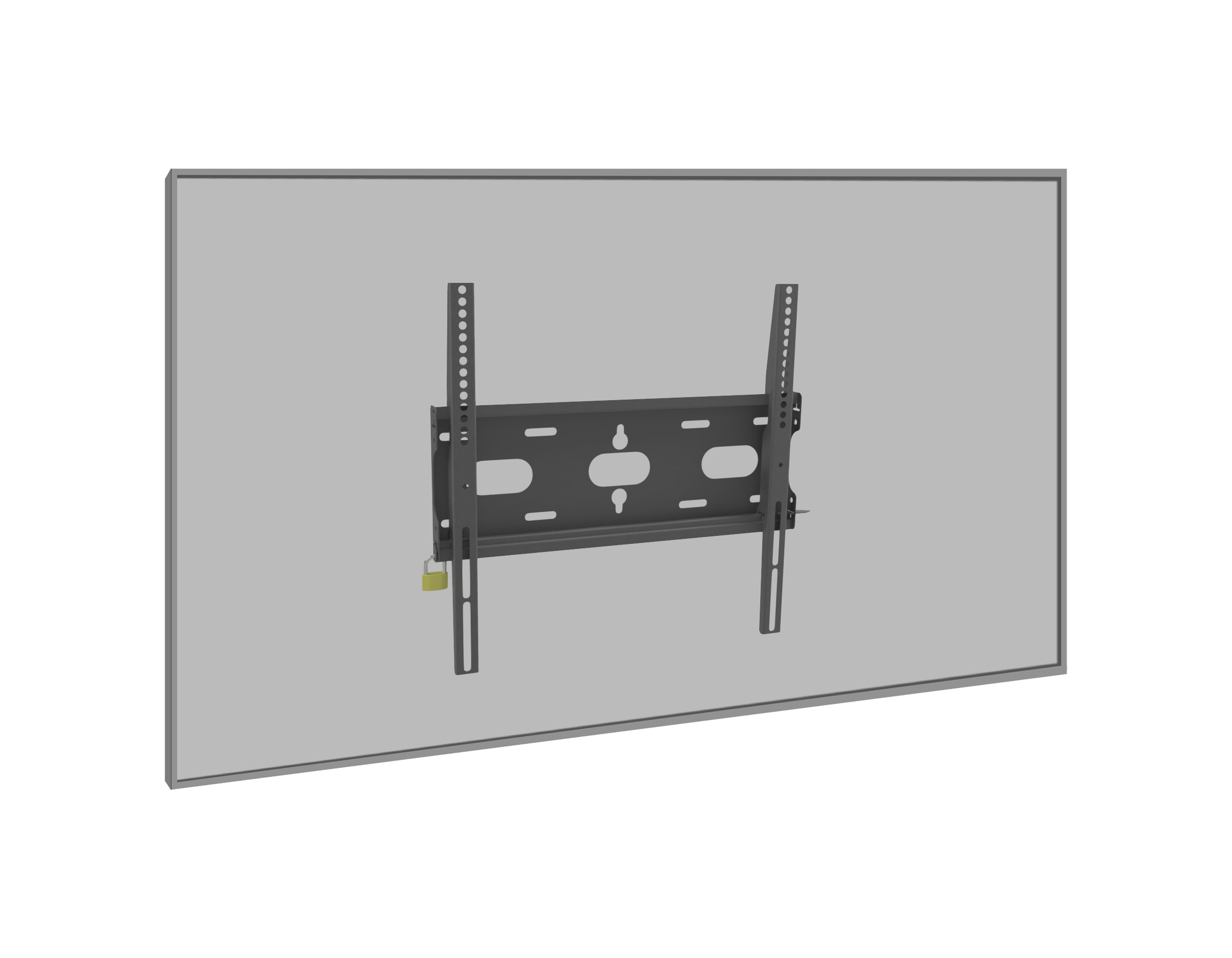 UNIVERSAL WALL MOUNT VESA 400X400 LOCABLE DESIGNED FOR TOU