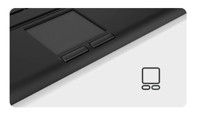 KeySonic Mini-TAS, Touchpad, Backlight, BK, KSK-5211ELU (DE)