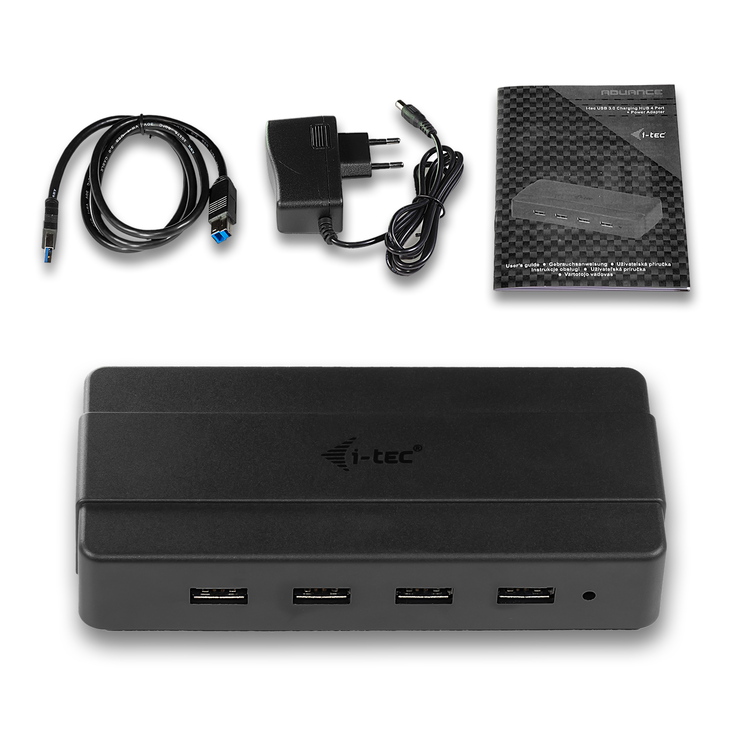 I-TEC USB 3.0 4P CHARGING HUB 7X USB 3.0 INCL. 2X USB BC 1.2