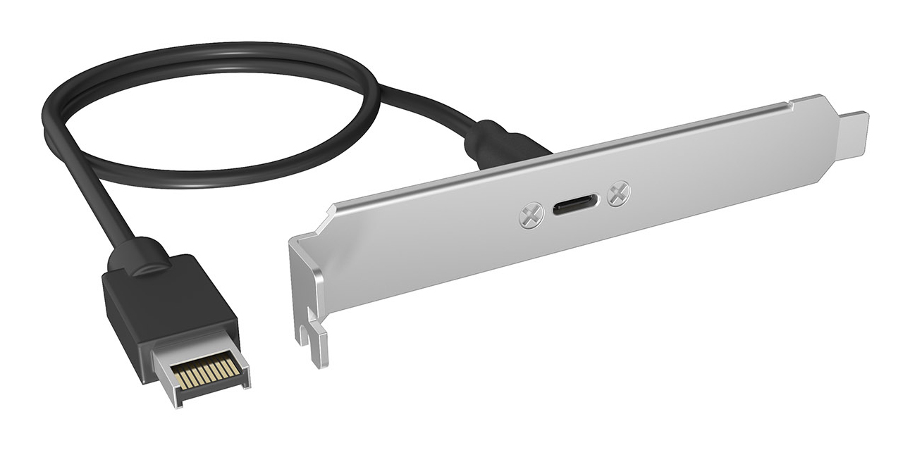Adapter IcyBox USB 20 Gbit/s von Type-E Port