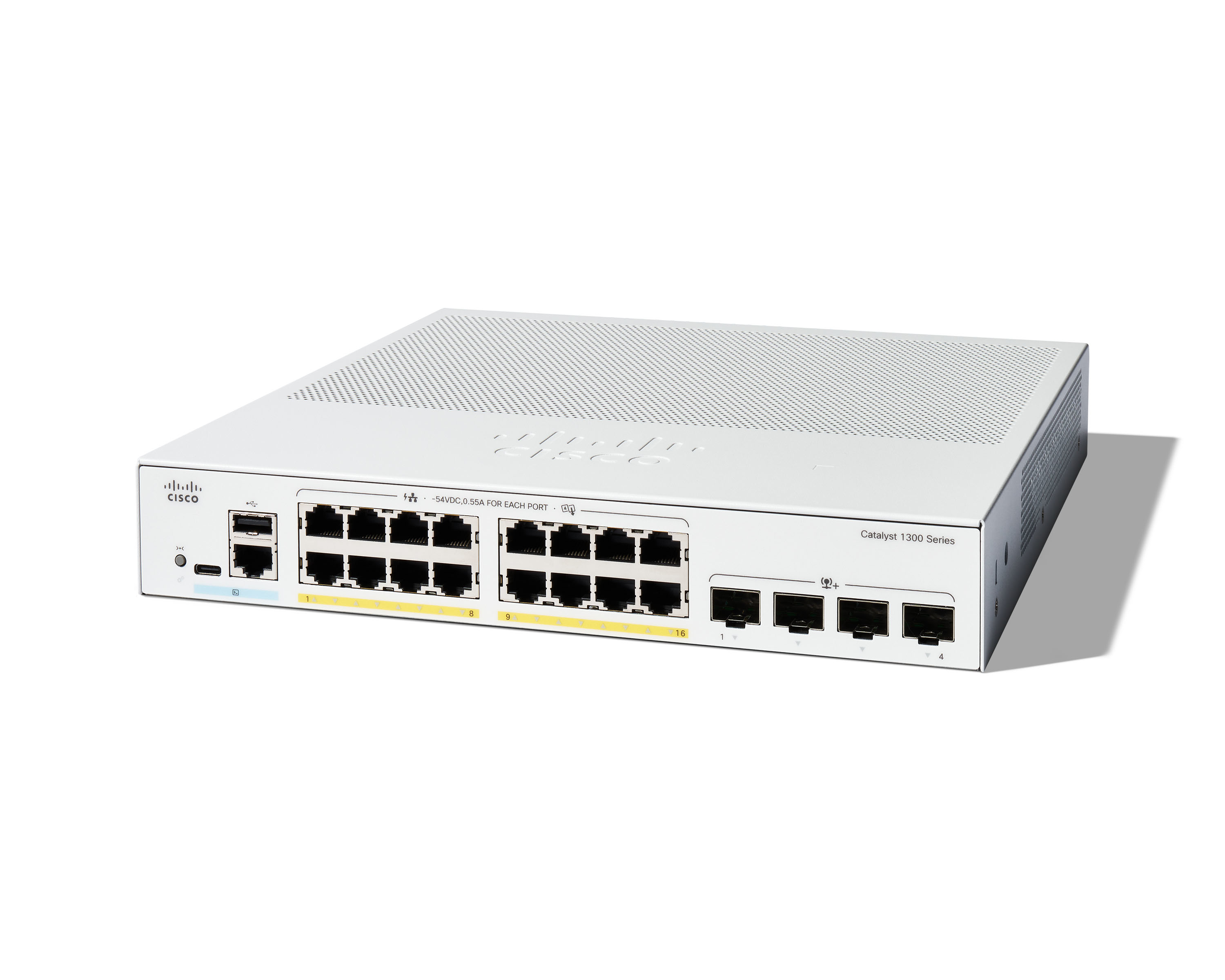 CATALYST 1300 16-PORT GE POE 4X10G SFP+