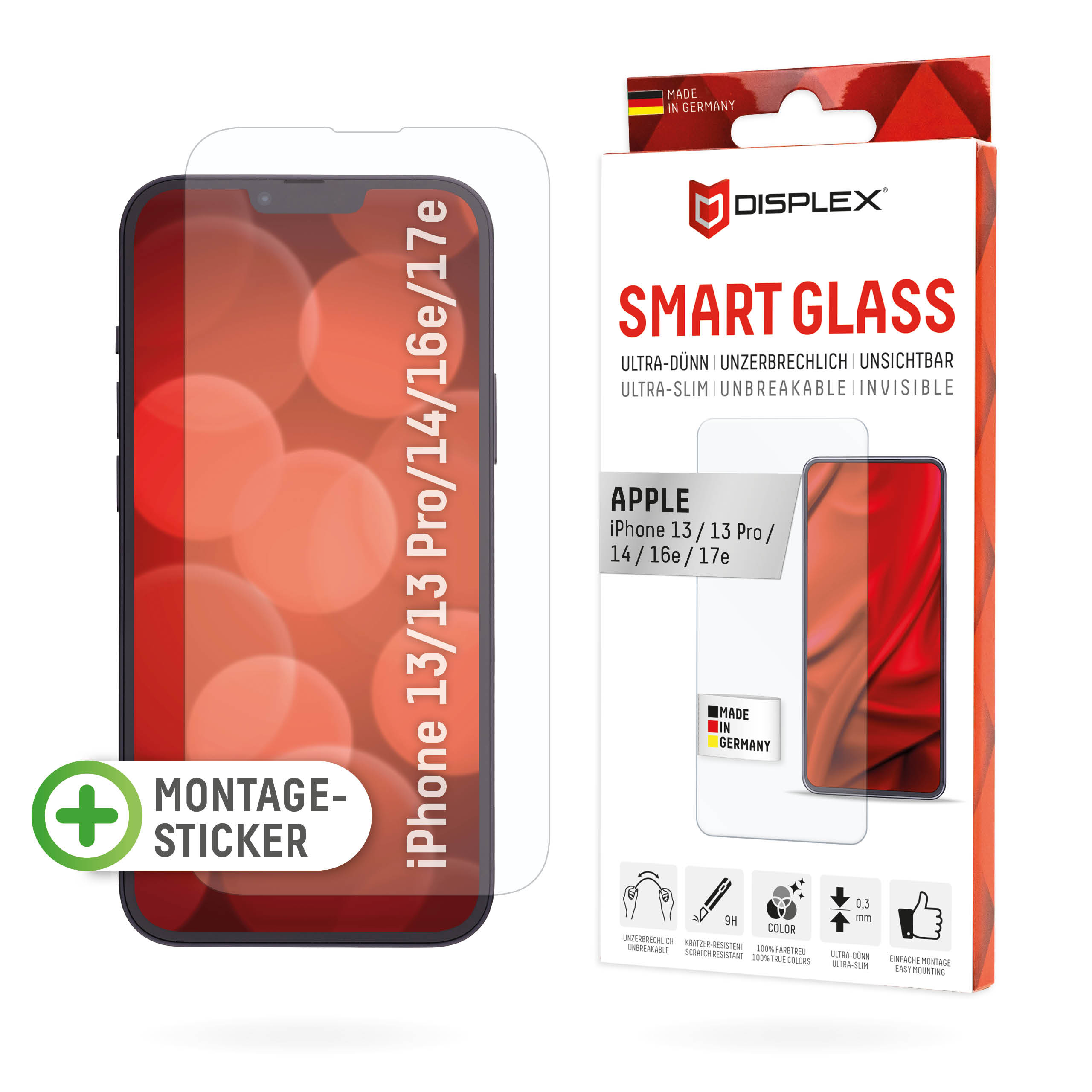 DISPLEX SMART GLASS APPLE IPHONE 13/13 PRO/14 16E
