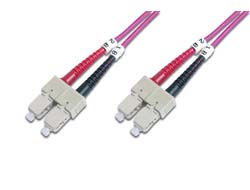 DIGITUS LWL Patchkabel SC -> SC 3.00m Multimode Duplex OM4