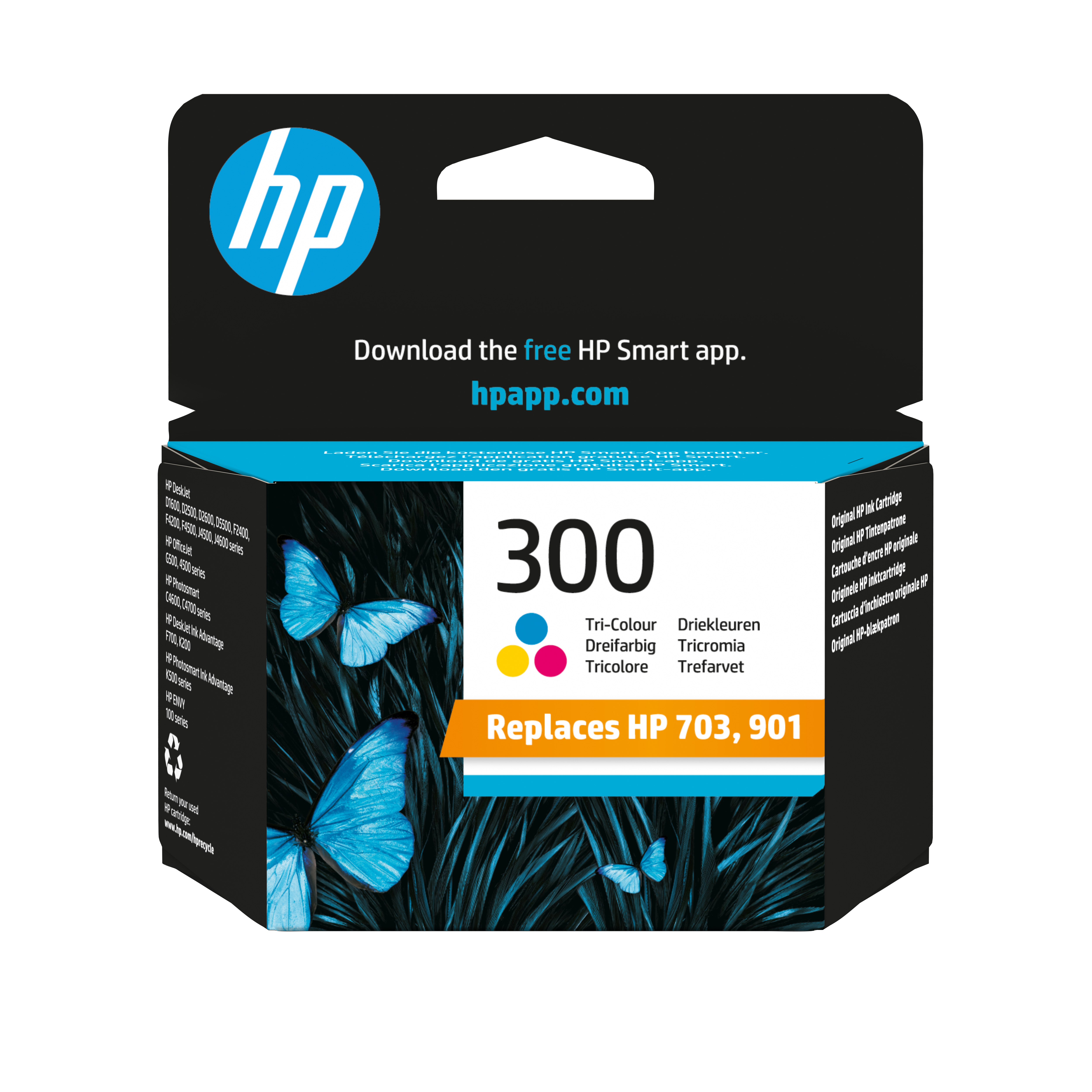 HP 300 Dreifarbig Tintenpatrone 4ml