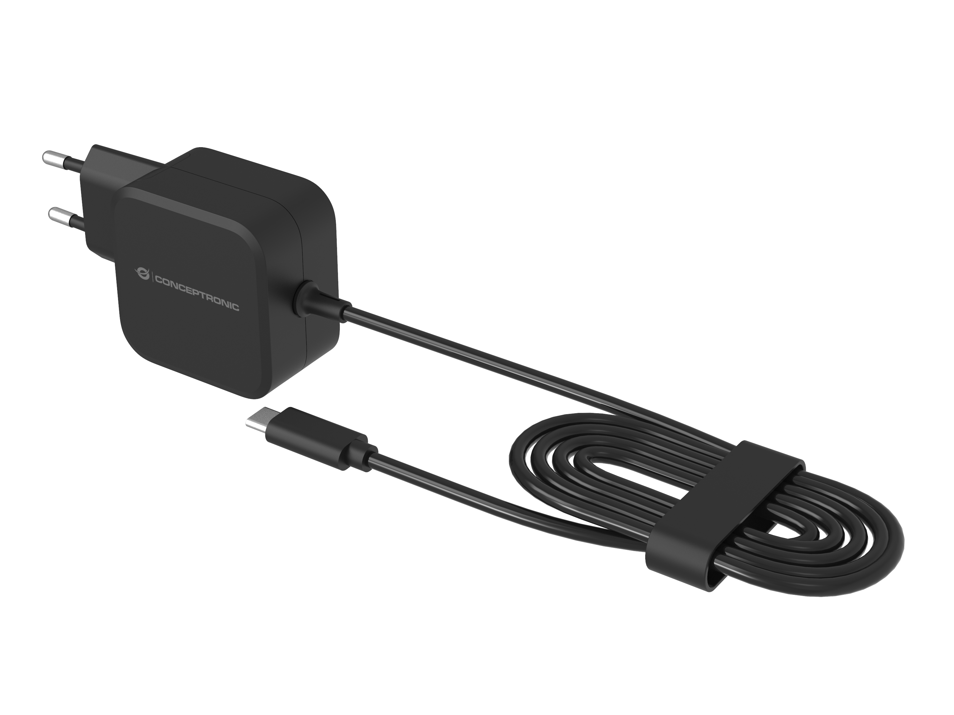 CONCEPTRONIC Ladegerät 1Port GaN USB-C Desk 67WPD3.0/PPS sw