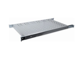 DIGITUS Fachboden 1HE 44x482x700-1180mm bis 50kg schwarz var