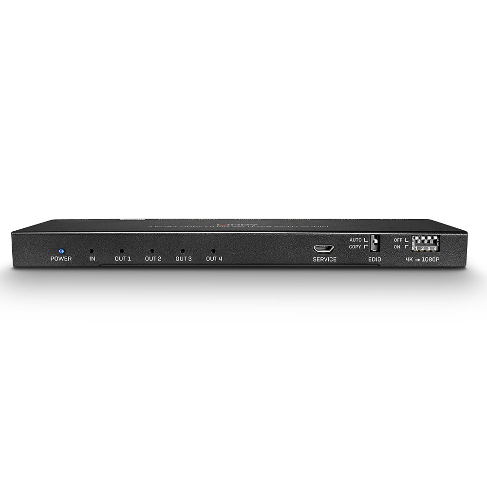 LINDY 4 Port HDMI 2.0 18G Splitter mit Audio