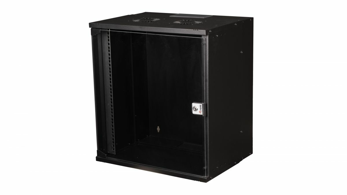 Equip 19 Wandgehäuse Glastür ECO 540x400mm 12U schwarz