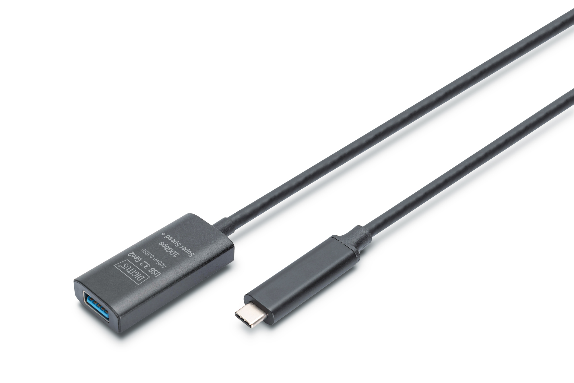 DIGITUS Verlängerungskabel USB-C->USB-A St./Bu. 10G 5,00m