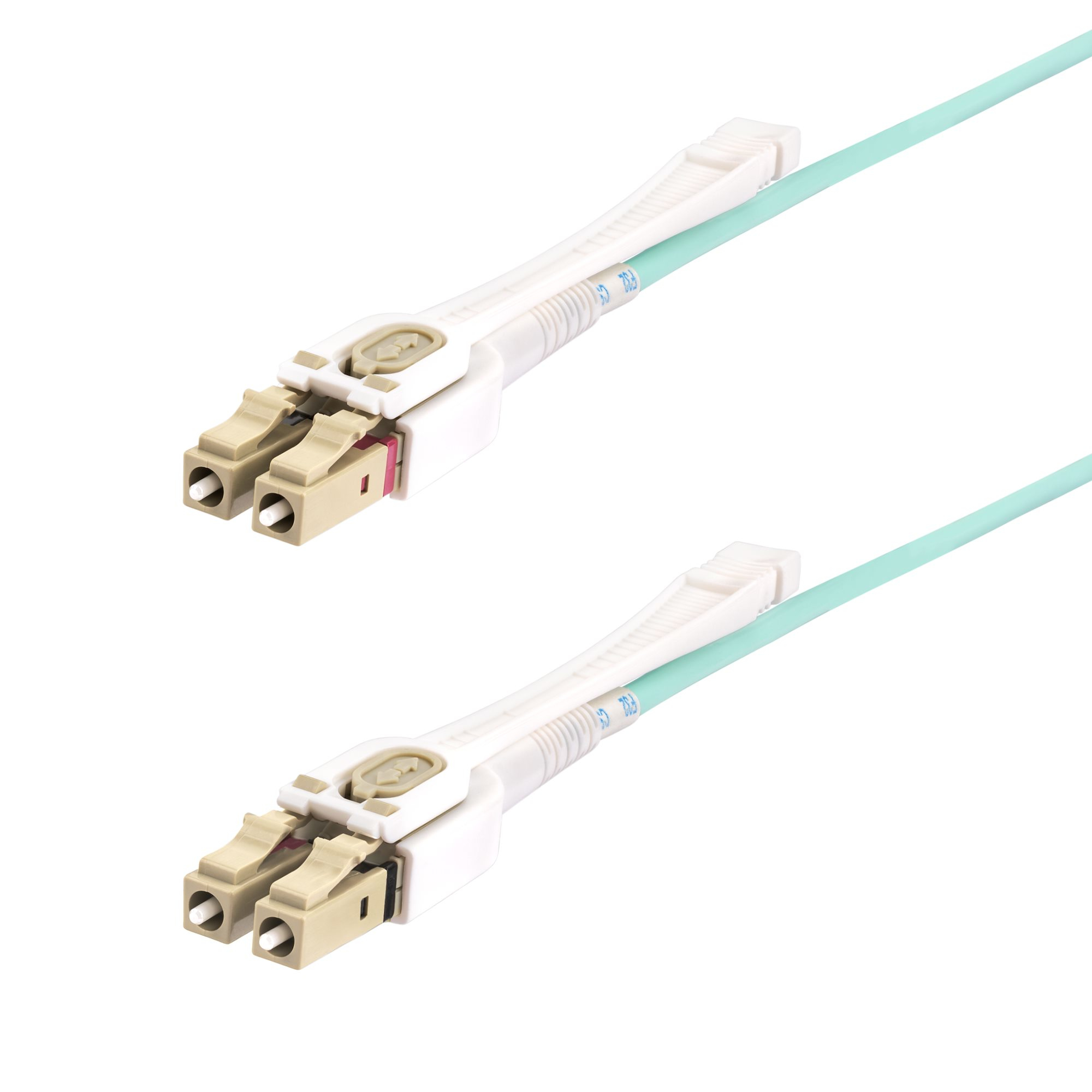 StarTech.com 3 m LC-zu-LC (UPC) OM4 Glasfaser Patchkabel Aqua-Farbe